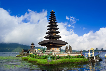 Pura Ulun Danu Bratan, a water temple on Bali, Indonesia
