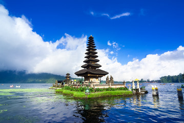 Pura Ulun Danu Bratan, a water temple on Bali, Indonesia