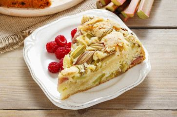 Rhubarb cake