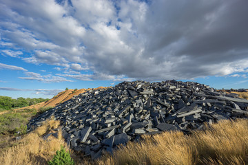 Obraz premium Abandoned slate mine