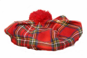 Scottish Tartan Hat. Bonnet