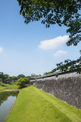 熊本城戌亥櫓とお堀