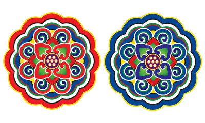 traditional chinese door beam decorative pattern