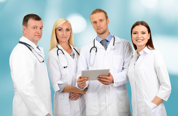 Fototapeta premium Medical workers in hospital