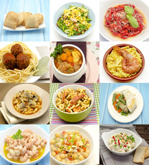 Collage de alimentos
