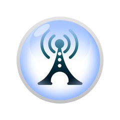 Icone bulle d'eau : antenne