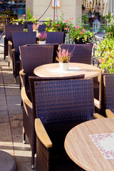 Street cafe in Cracow