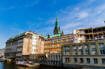 Baustelle am Rathaus