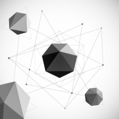 Abstract geometry background