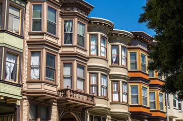 Fototapeta na wymiar San Francisco - Colourfull Houses