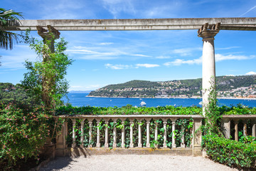 The view of the bay from the Villa Ephrussi de Rothschild