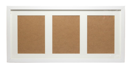 Fototapeta premium White Three Frames Picture