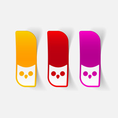 realistic design element: owl