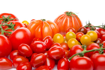 Different varieties of tomatoes