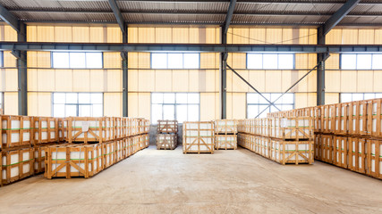 interior of a warehouse