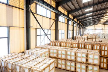 interior of a warehouse