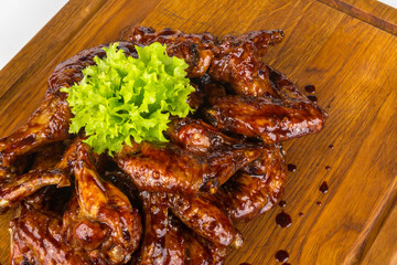 chicken wings in hot sauce