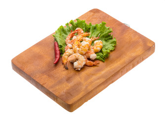Unshelled king prawn