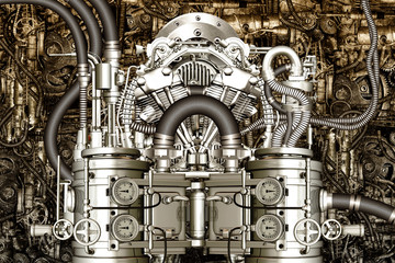 two-cylinder engine