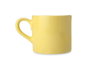 yellow cup