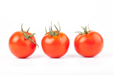 tomato on white
