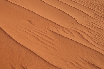 Sandrippeln in der Namib-Wüste