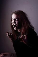 Mad possessed girl