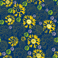 Floral seamless pattern