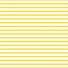 Thin Bright Yellow and White Horizontal Striped Textured Fabric