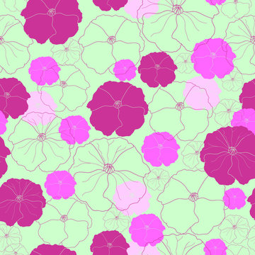 Floral seamless pattern © marymyyr