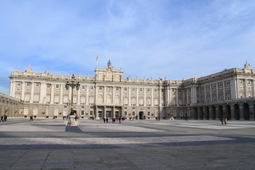 Fototapeta na wymiar Palais Royal de Madrid, Espagne