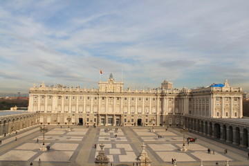 Obraz premium Palais Royal de Madrid, Espagne
