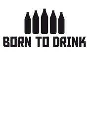 Born to Drink Bottles Logo