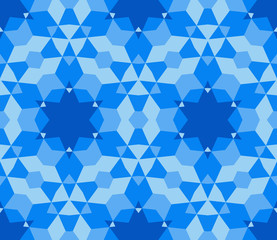 pattern seamless blue mosaic
