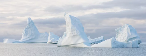 Foto op Canvas Prachtige ijsbergen © Arrlfx