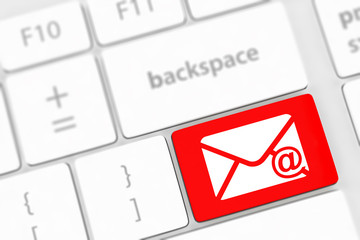 Computer keyboard with e-mail key