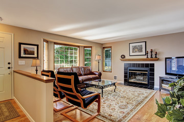Living room in modern house