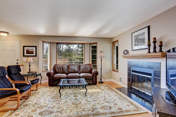 Living room in modern house