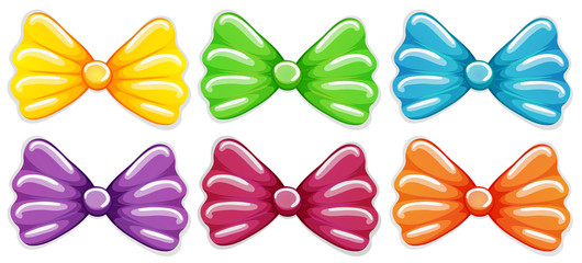 Colourful bows