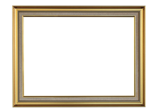 golden iron picture frame