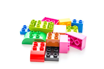 Plastic blocks toy