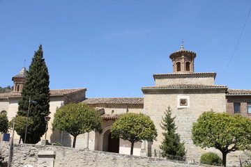 Fototapeta na wymiar Religious building in Graus, Huesca, Spain