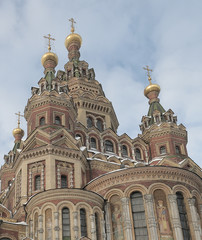 Фрагмент собора святых Петра и Павла в Петергофе