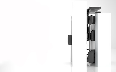 Abstract Architecture. Concept of a modern building 