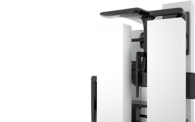 Abstract Architecture. Concept of a modern building 