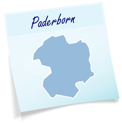 Paderborn als Notizzettel
