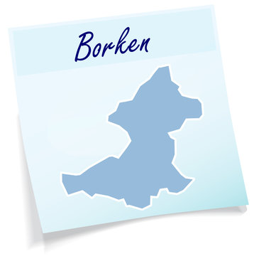 Borken als Notizzettel