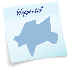 Wuppertal als Notizzettel