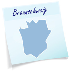 Braunschweig als Notizzettel