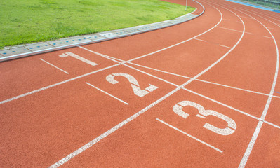 Fototapeta premium athletics Track Lane